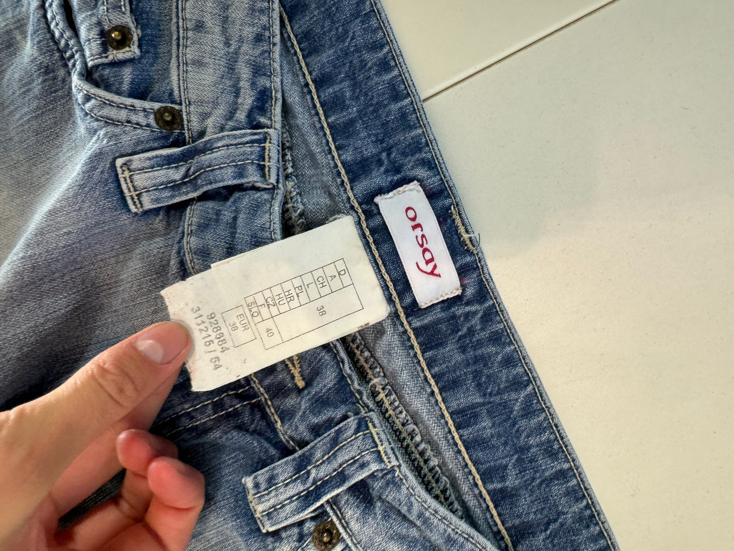 Lågmidjade jeans stl: M