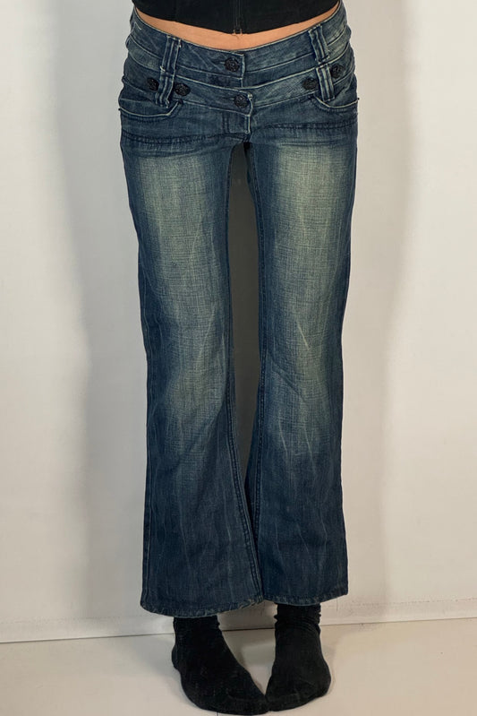 Lågmidjade jeans stl: XS