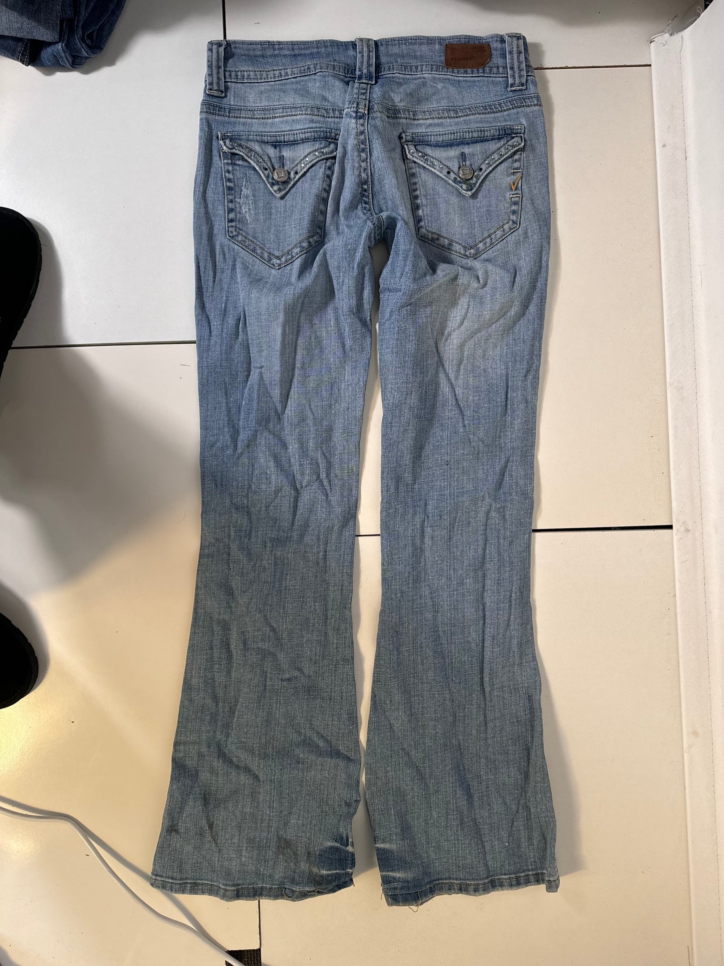 Lågmidjade jeans stl: S