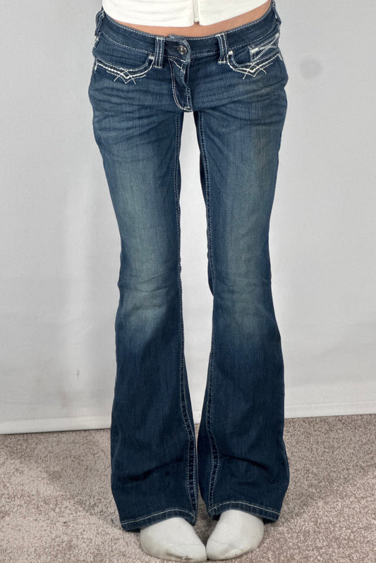 Lavlivede jeans str: XS