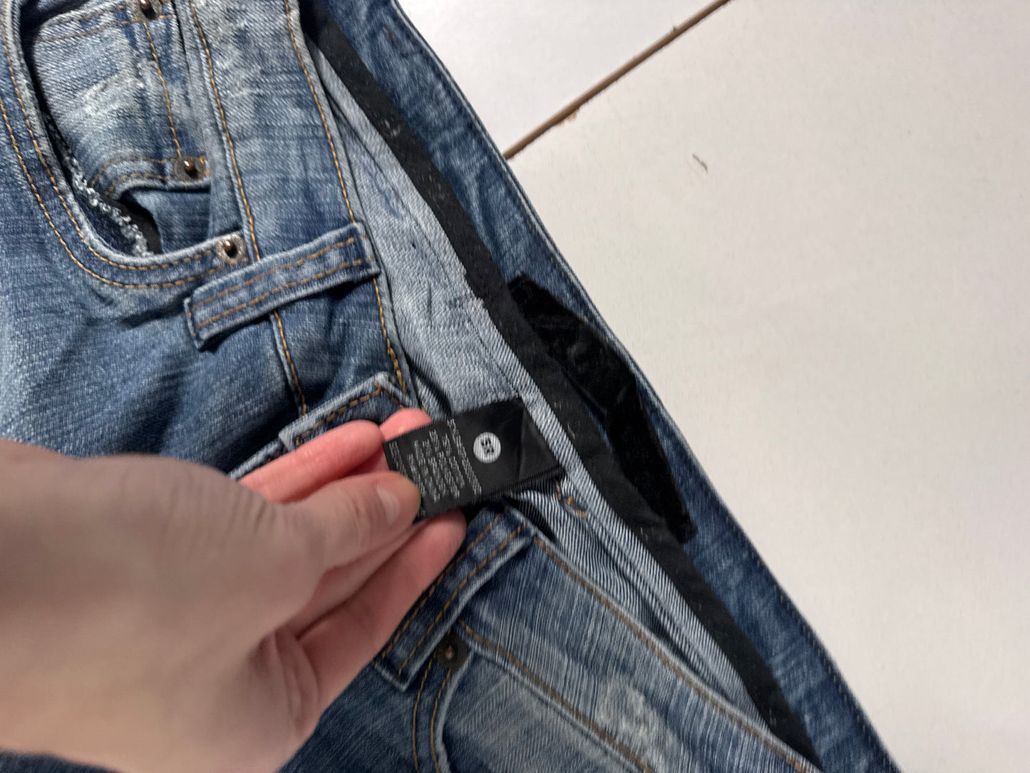 Lavtaljede jeans str: XS