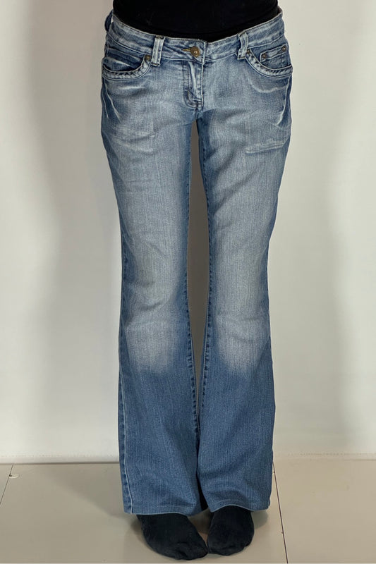 Lågmidjade jeans stl: M