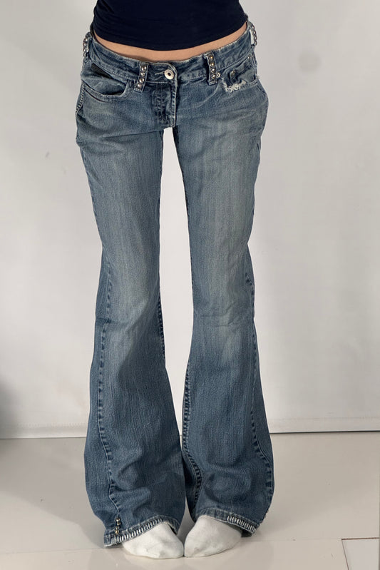 Lågmidjade jeans stl: S