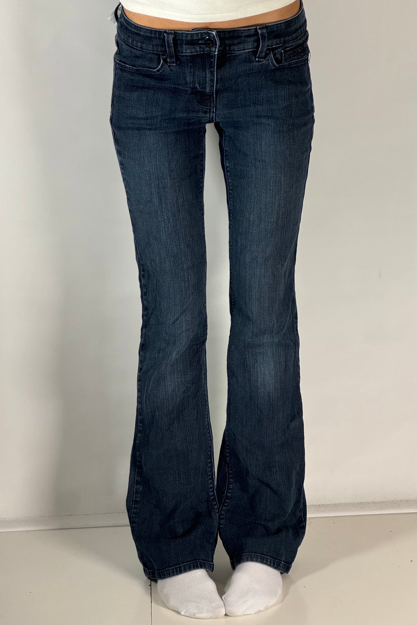 Lågmidjade jeans stl: S