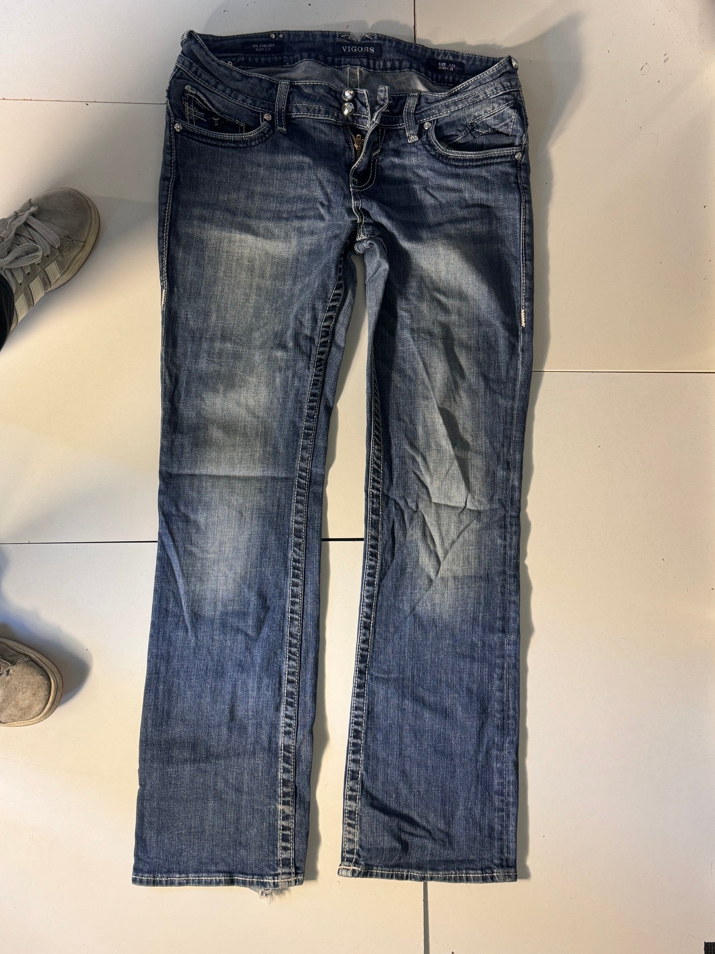 Lågmidjade jeans stl: