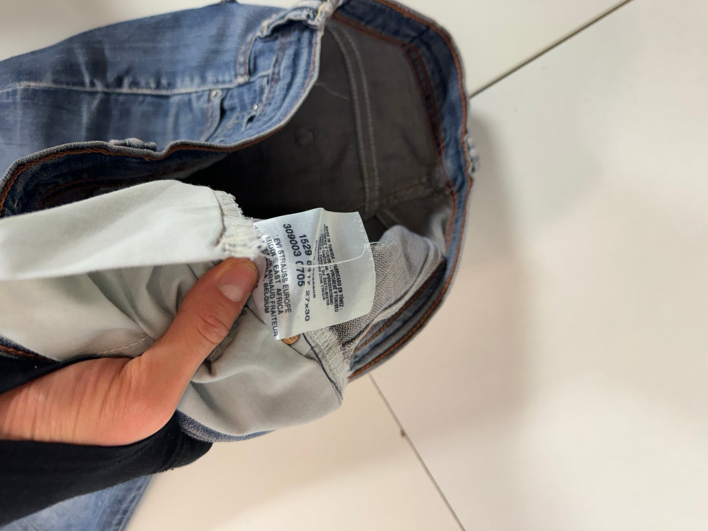 Lågmidjade jeans stl: S