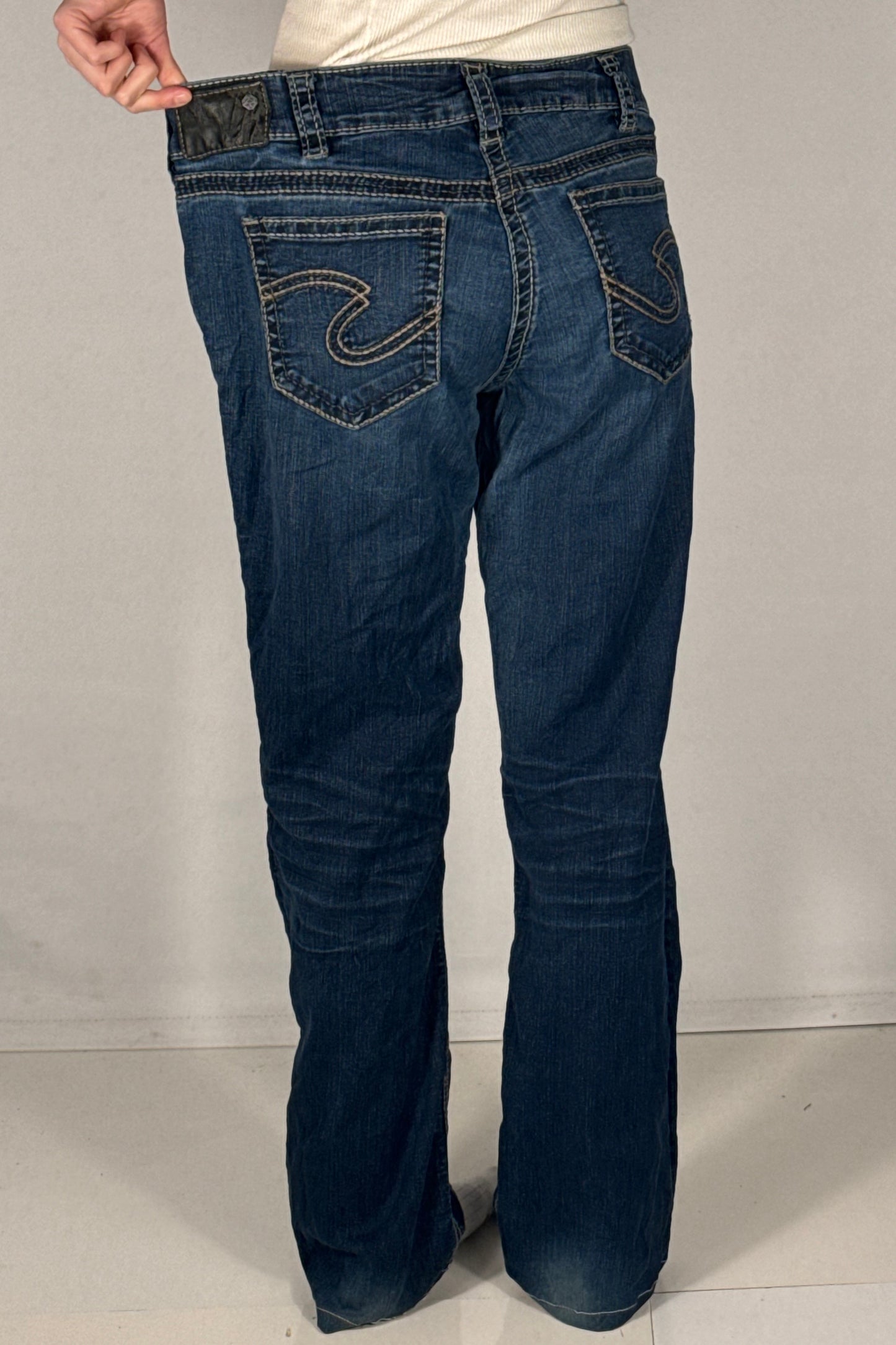 Lavtaljede jeans str: M