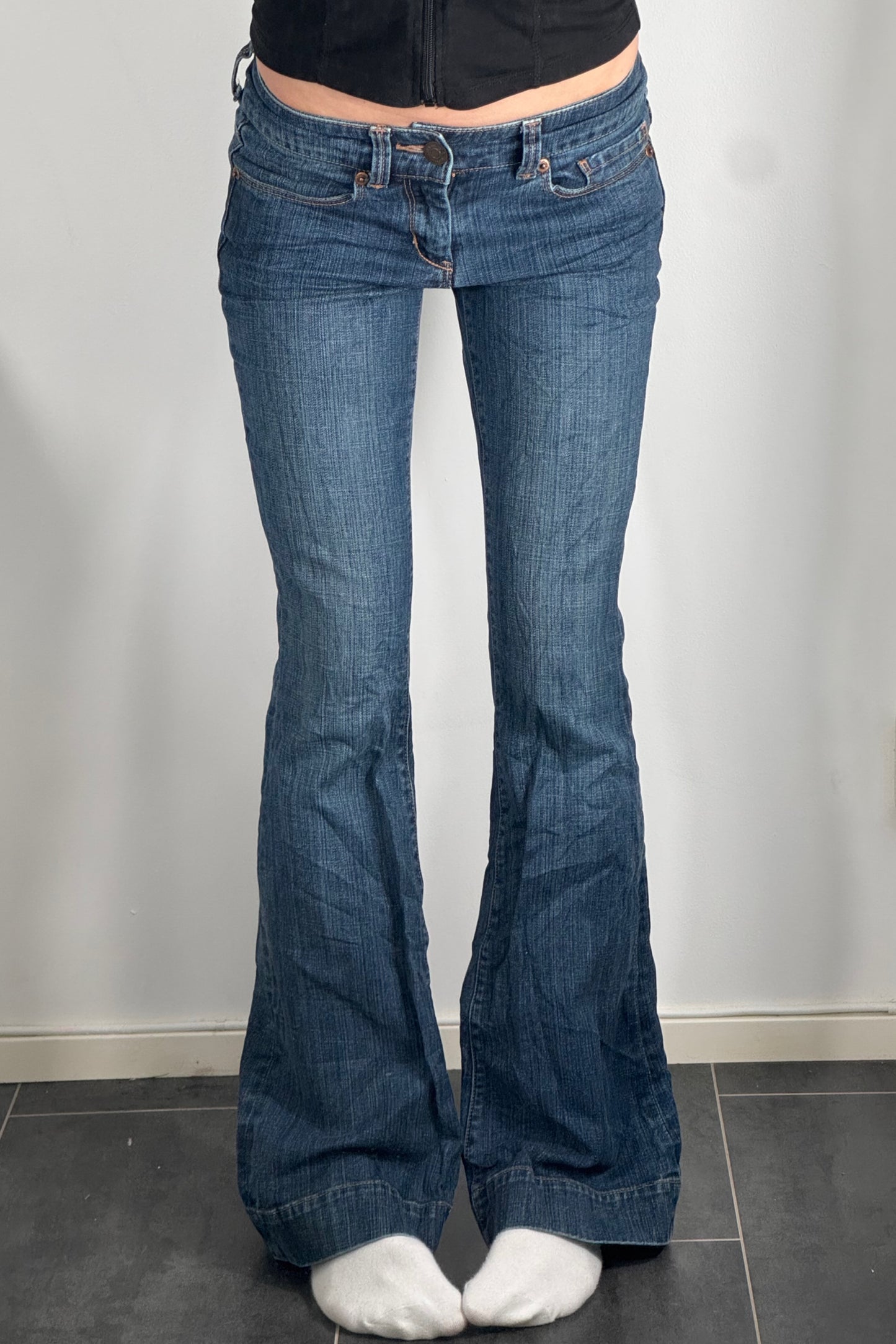 Lavlivede jeans str: XS