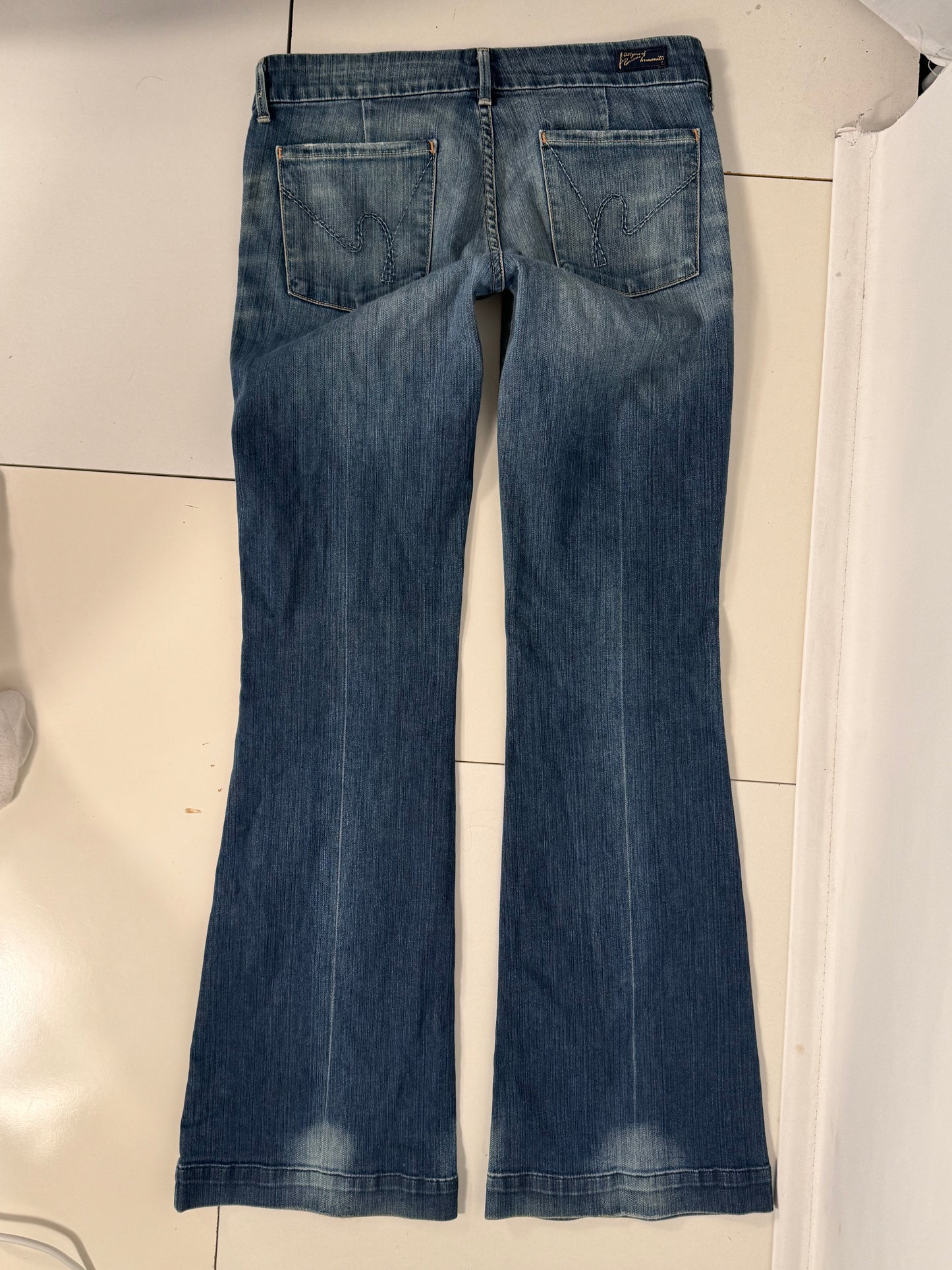 Lavtaljede jeans str: S/M