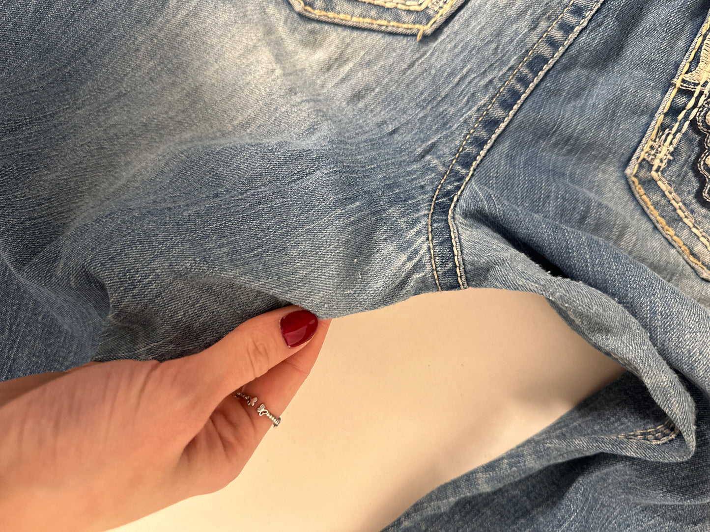 Lågmidjade jeans stl: M