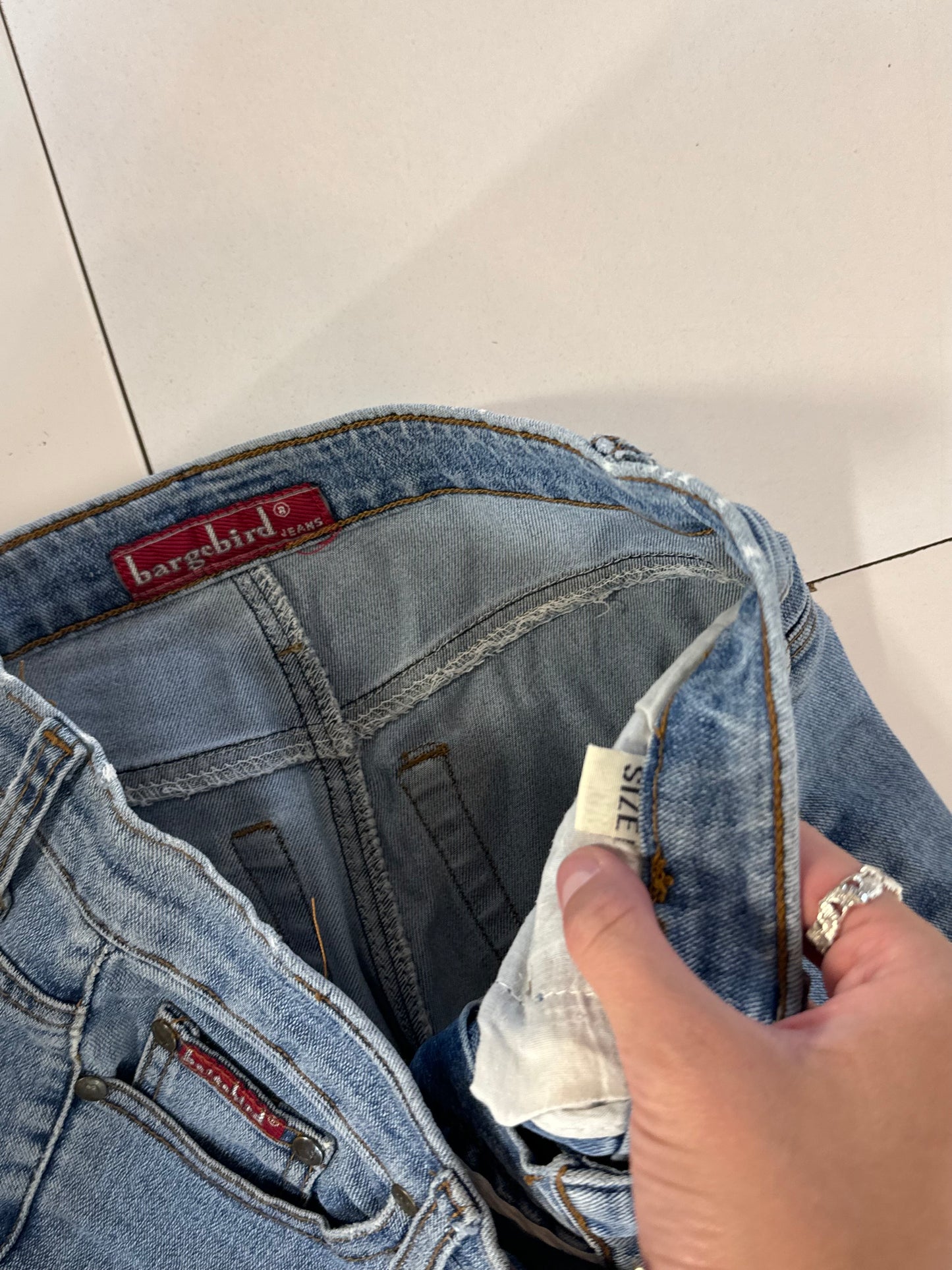 Lågmidjade jeans stl: