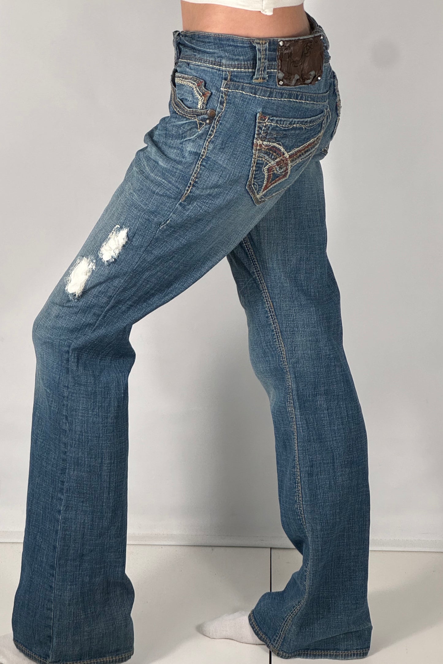 Lågmidjade jeans stl: M