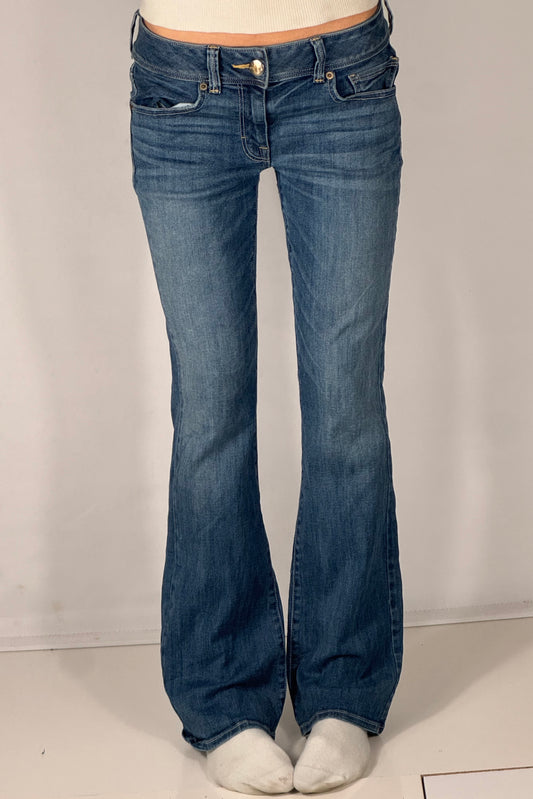 Lavtaljede jeans str: S