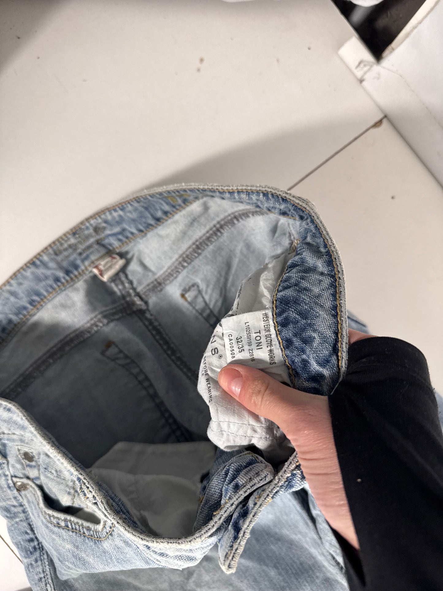 Lågmidjade jeans stl: L