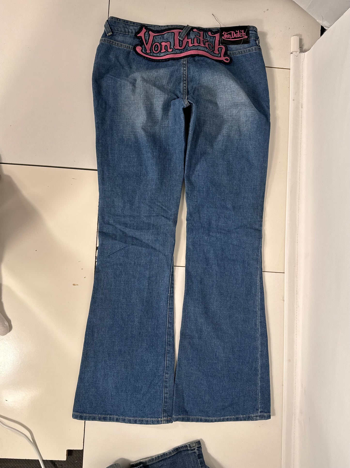 Lavtaljede jeans str: M