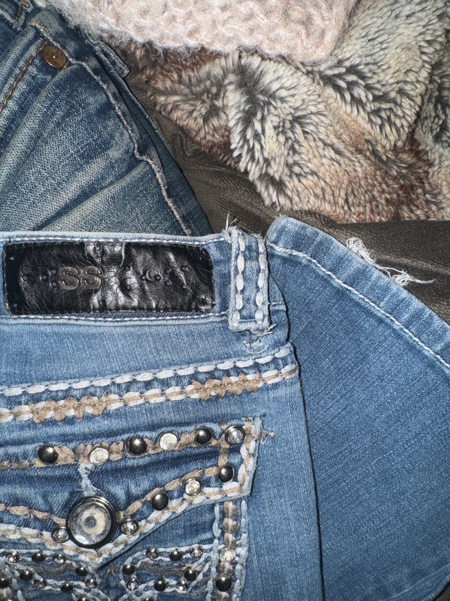 Lågmidjade jeans stl: M