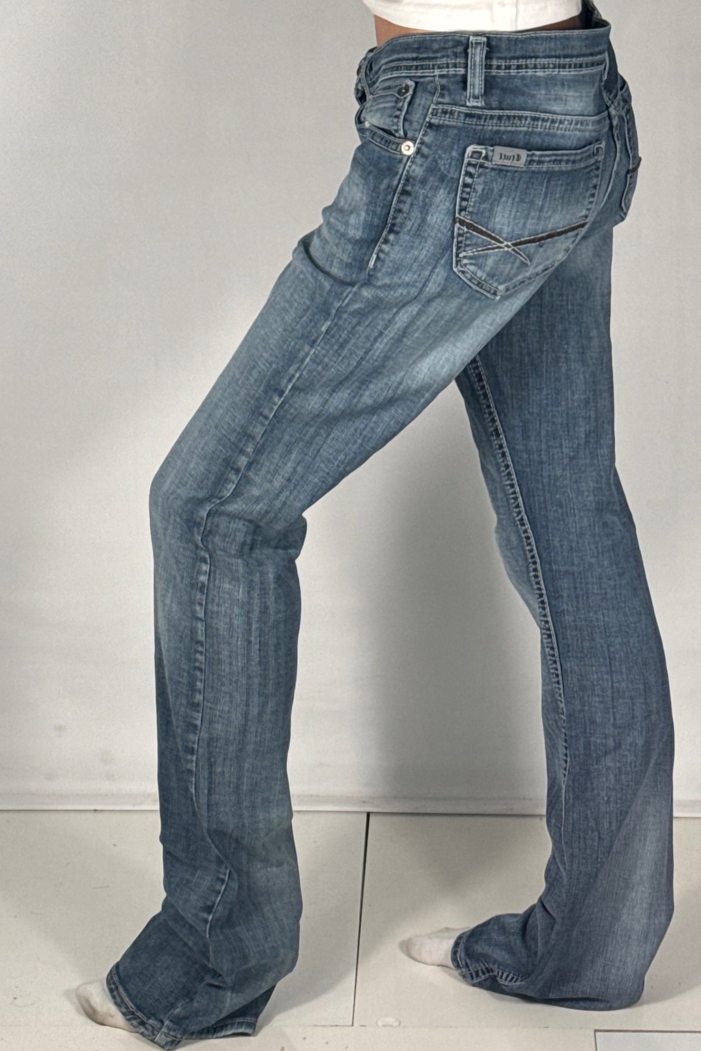 Lågmidjade jeans stl: S/M