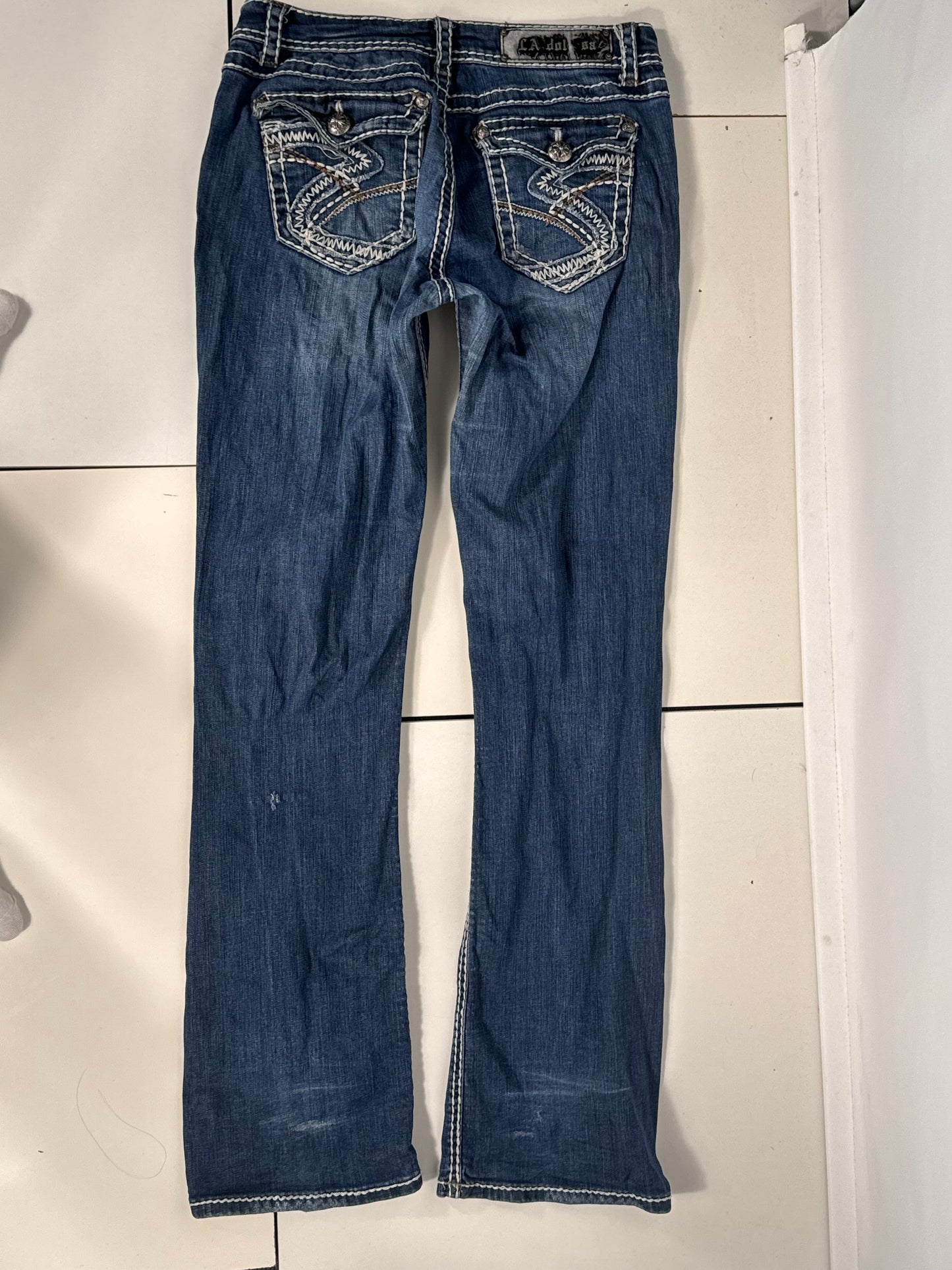 Lavtaljede jeans str: S