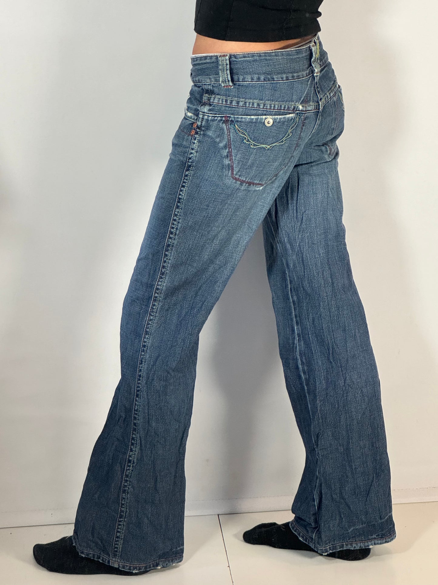 Lågmidjade jeans stl: S