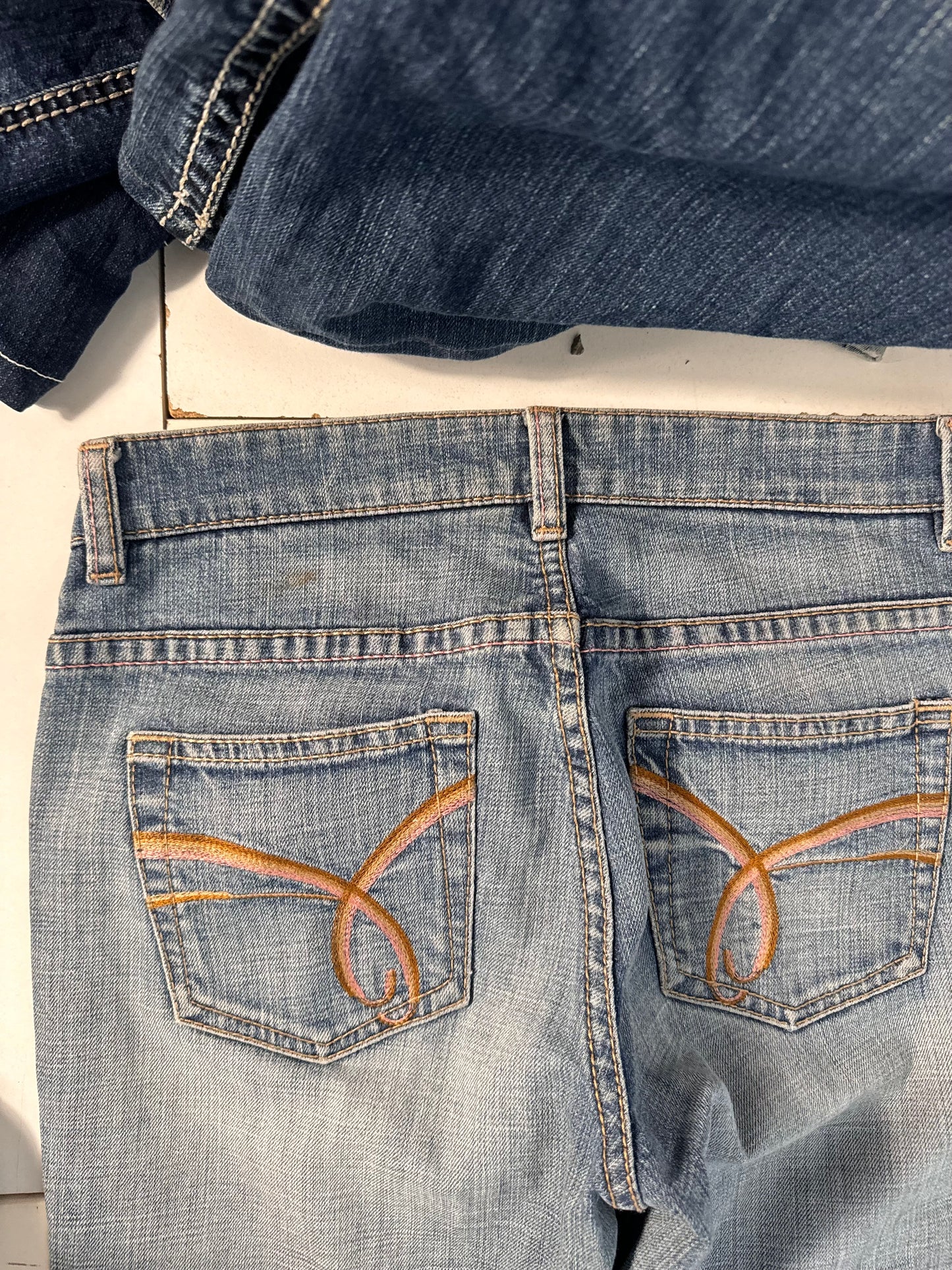 Lavt liv jeans str: XS