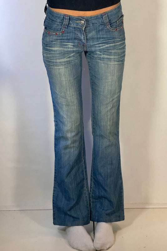 Lågmidjade jeans stl: XS