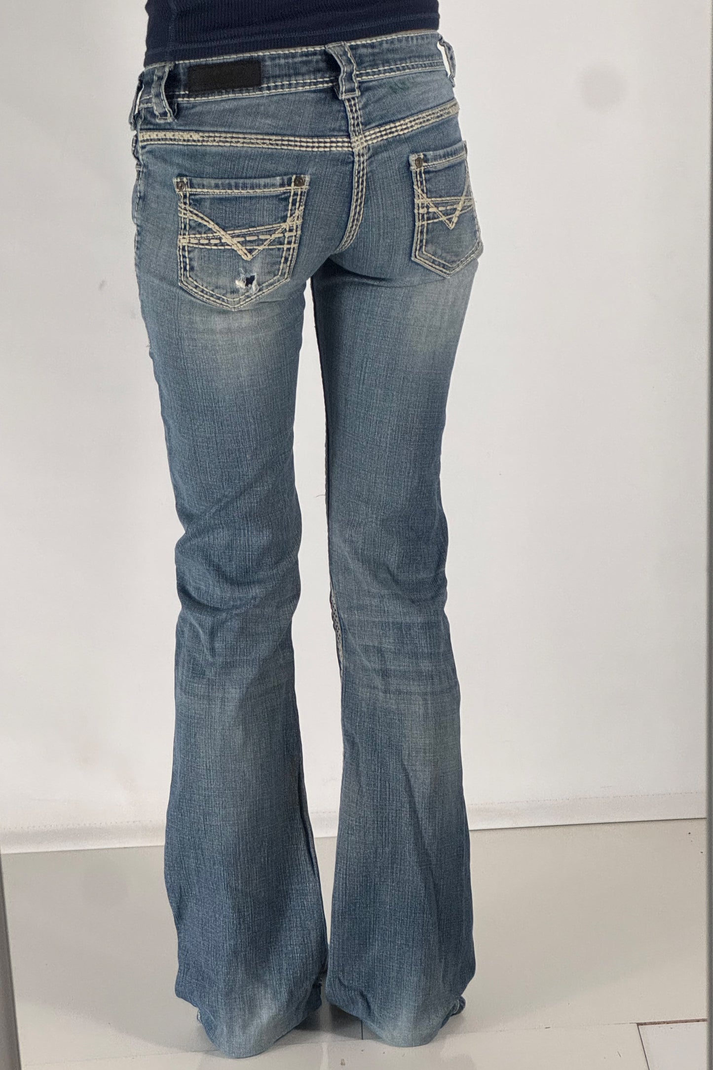 Lågmidjade jeans stl: XS