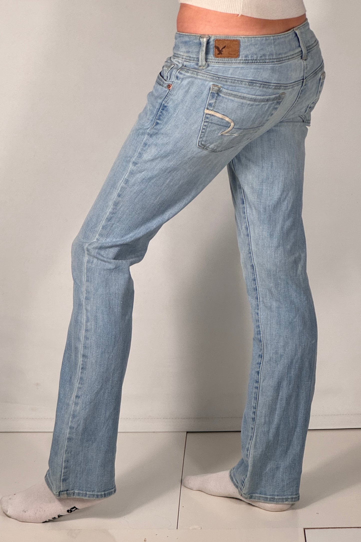 Lågmidjade jeans stl: S