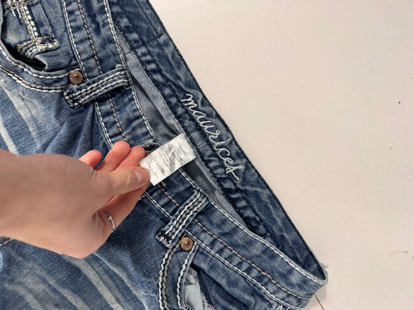 Lågmidjade jeans stl: S