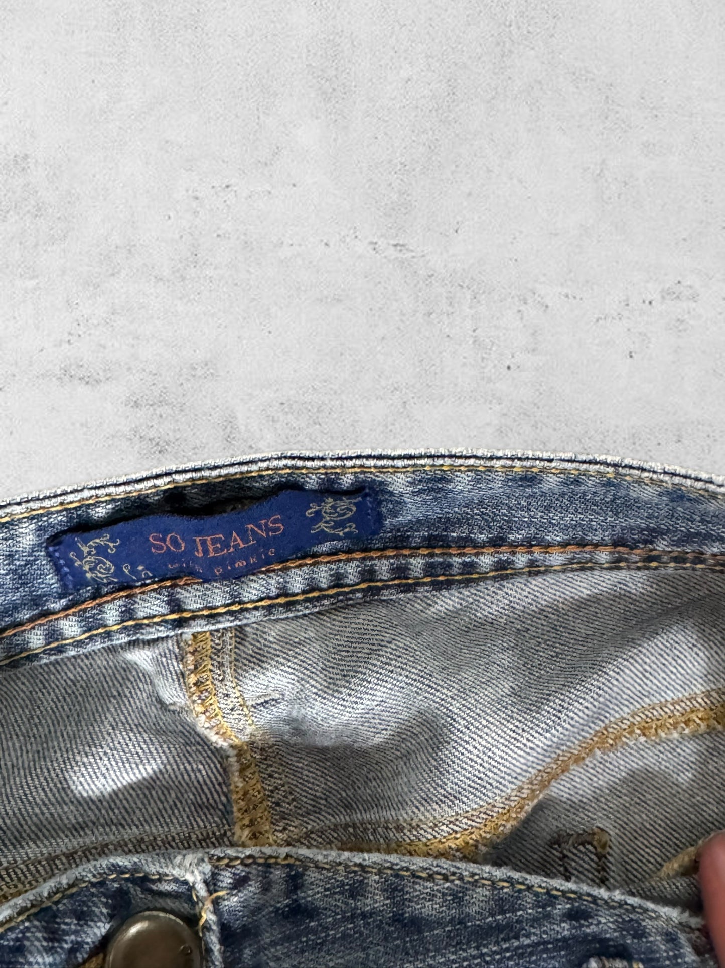Lågmidjade jeans stl: M