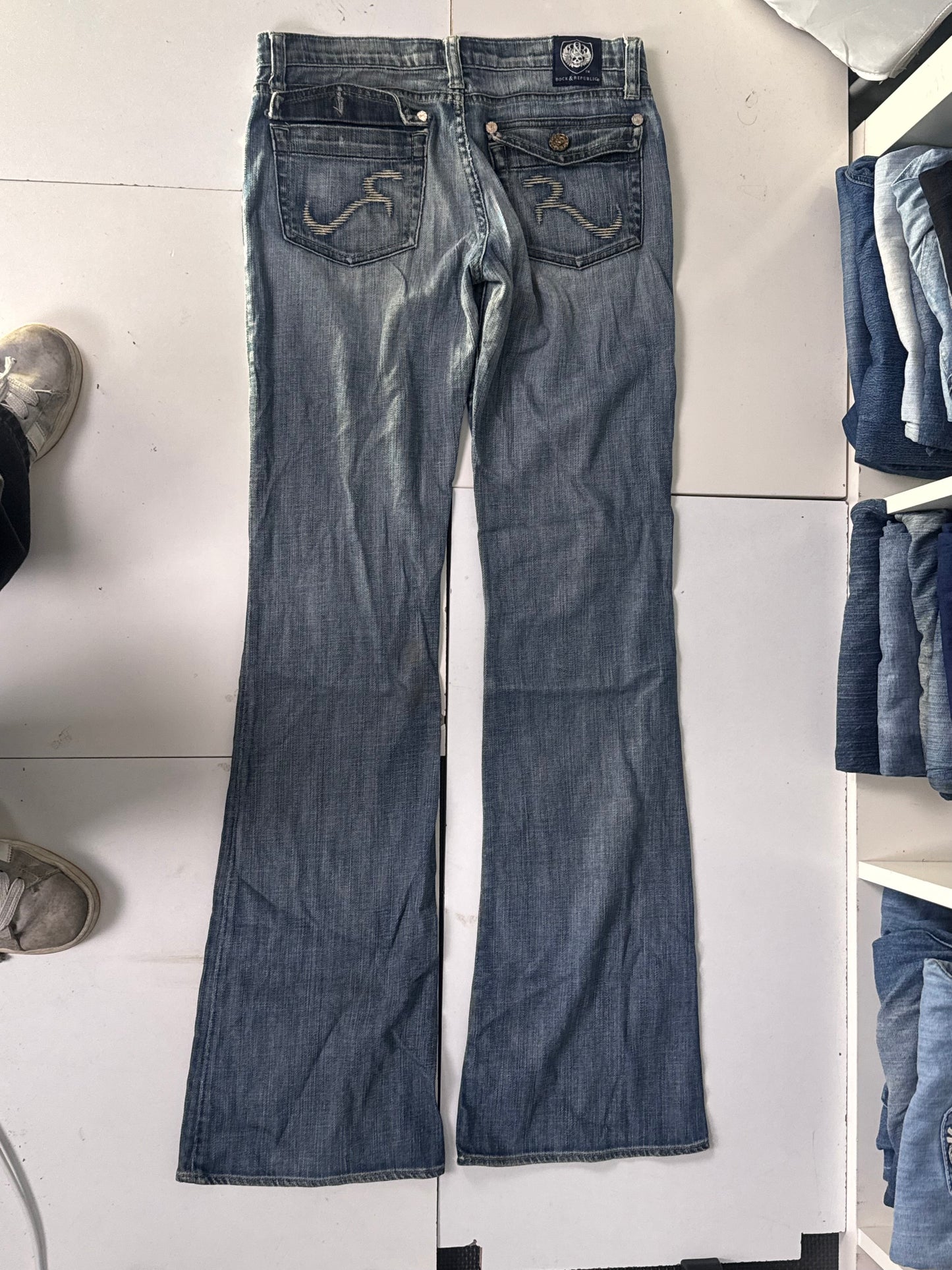 Lågmidjade jeans stl: S