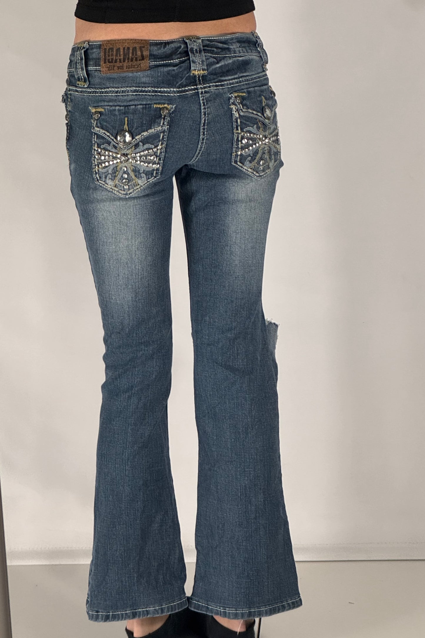 Lågmidjade jeans stl: XS