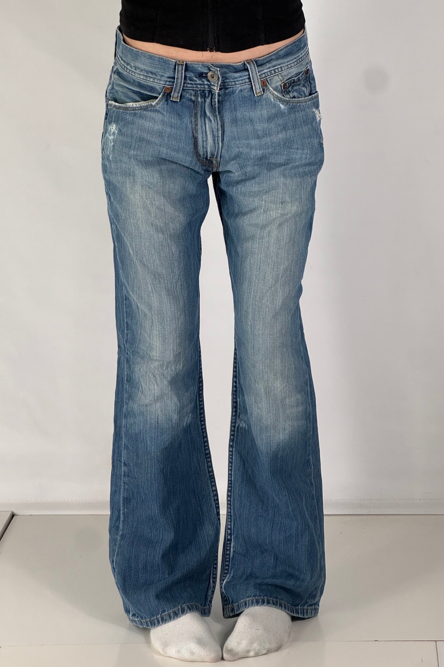 Lågmidjade jeans stl: S