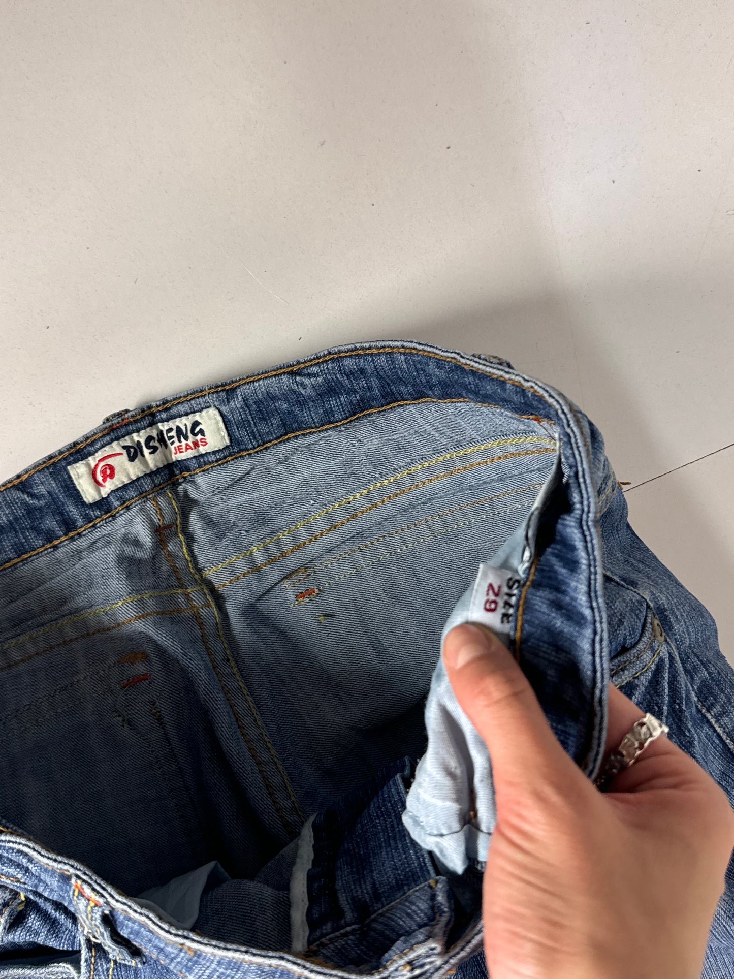 Lågmidjade jeans stl: S
