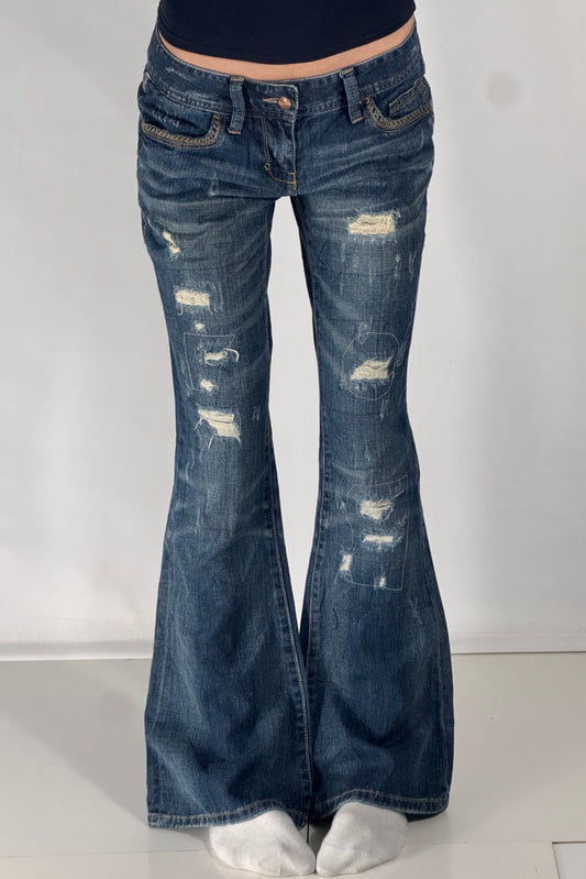 Lågmidjade jeans stl: S