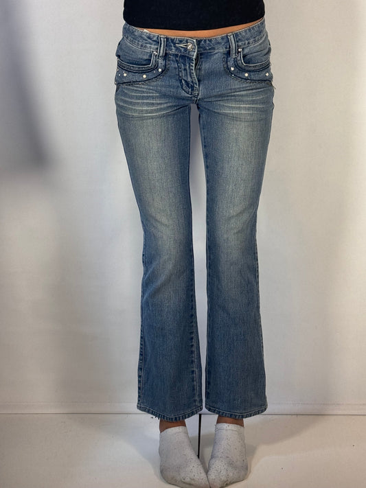 Lågmidjade jeans stl: XS