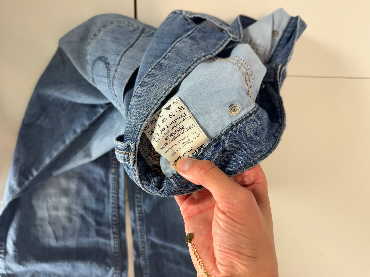 Lågmidjade jeans stl: M
