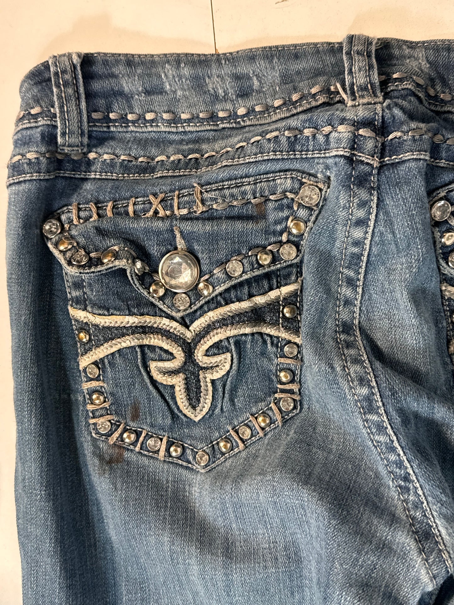 Lågmidjade jeans stl: S