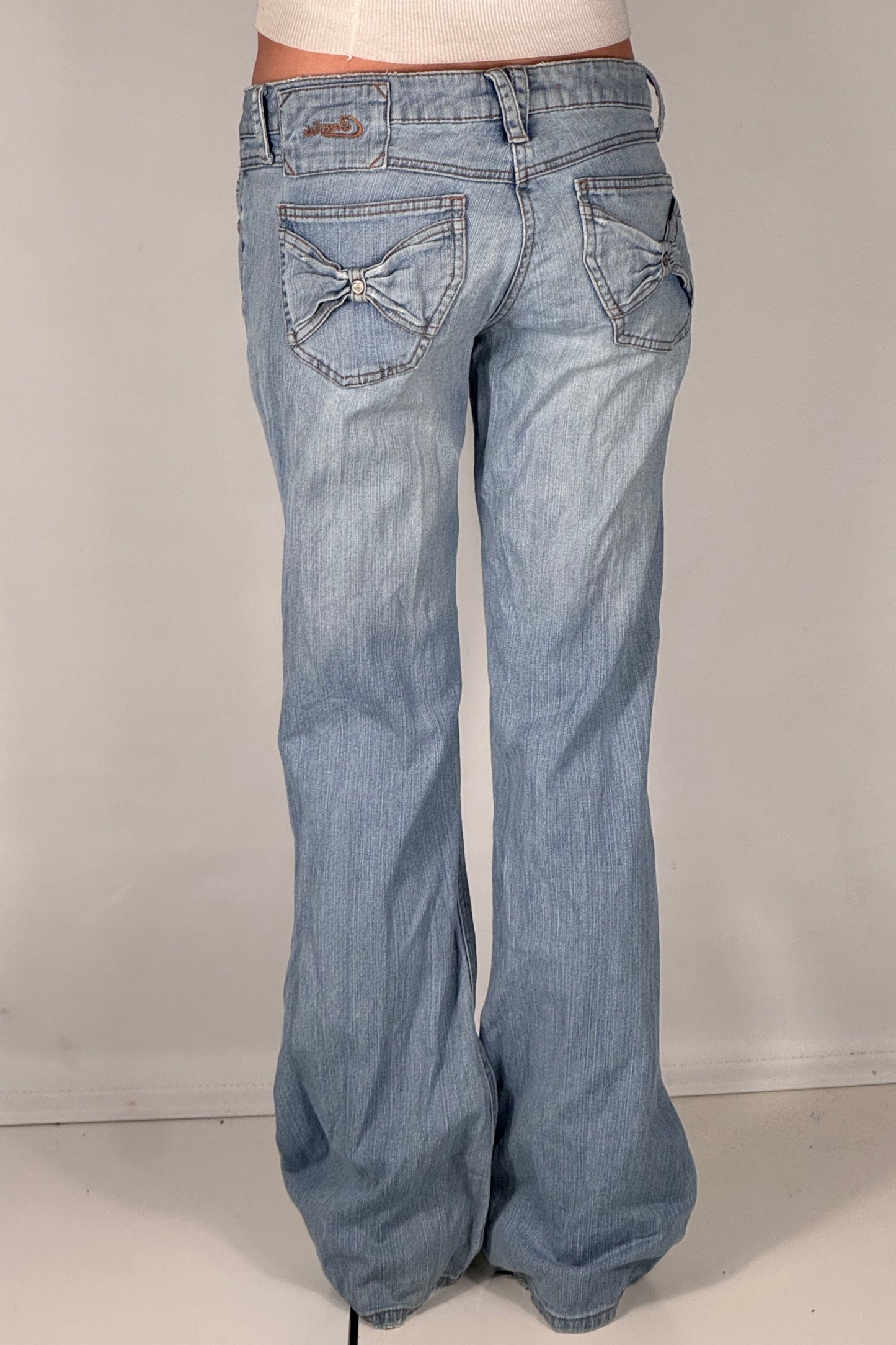 Lavtaljede jeans str: S