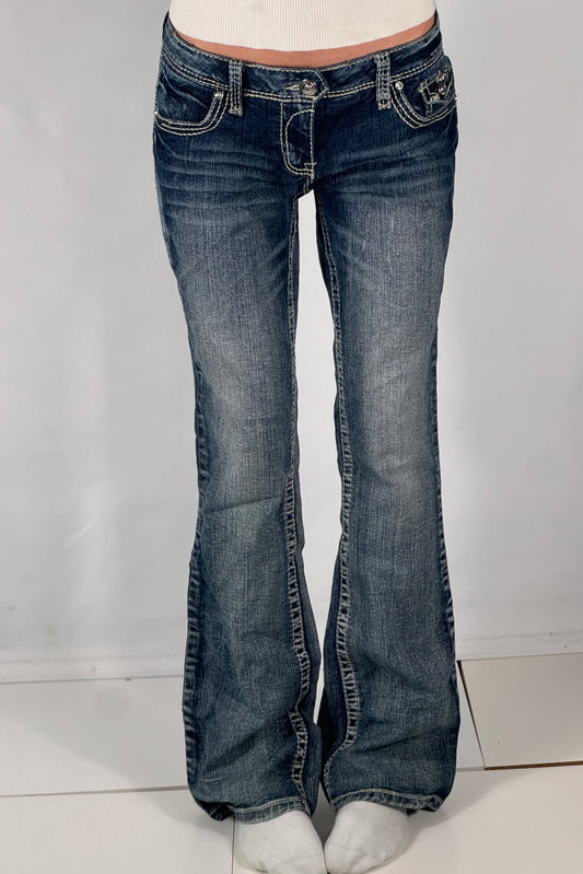 Lågmidjade jeans stl: S/M