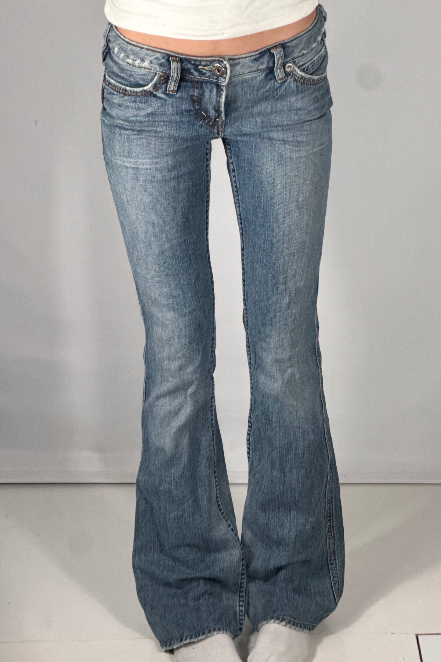 Lavtaljede jeans str: XS