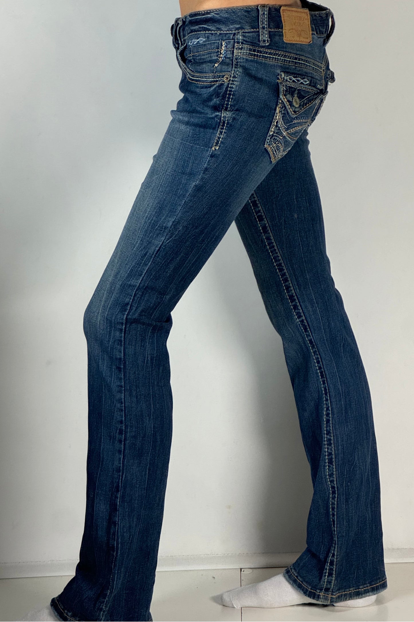 Lågmidjade jeans stl: S