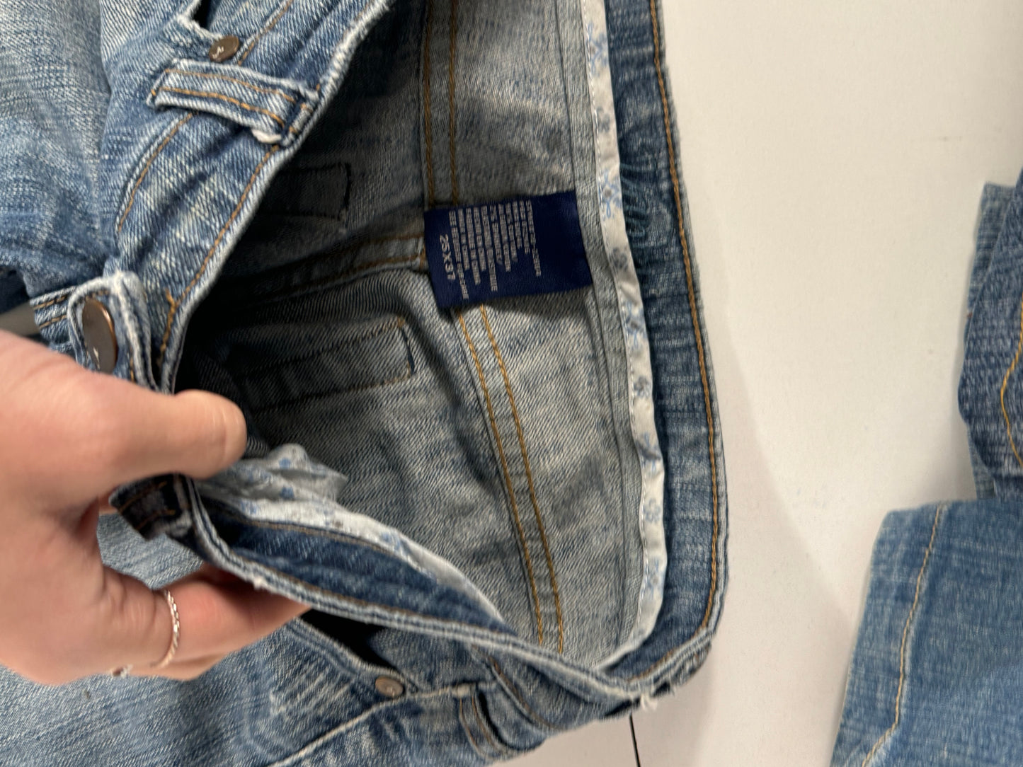 Lavt-sittende jeans str: XS