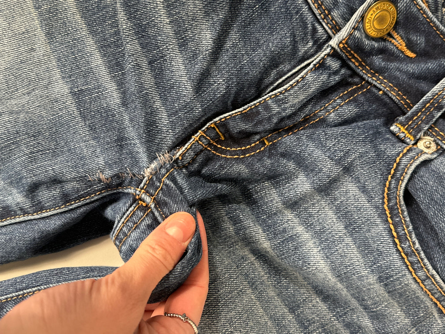 Lågmidjade jeans stl: S