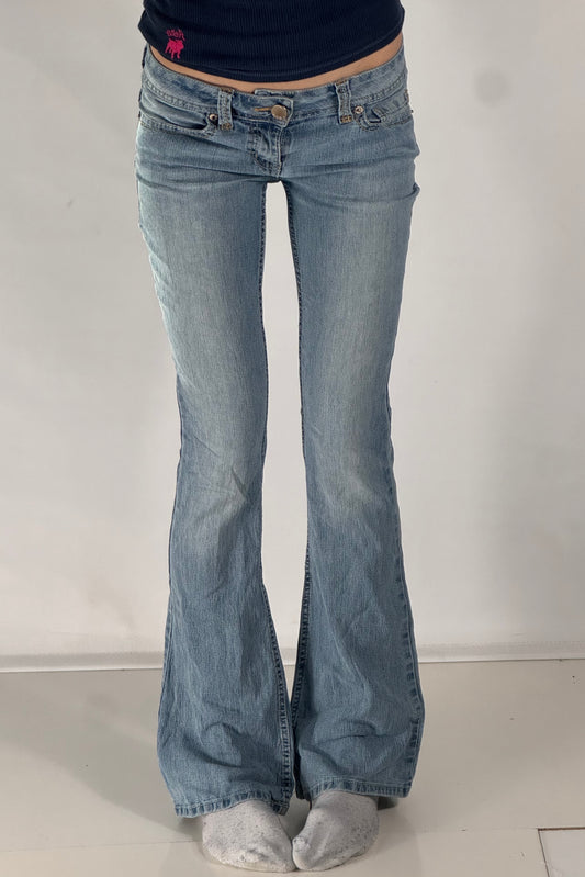 Lavlivede jeans str: XS