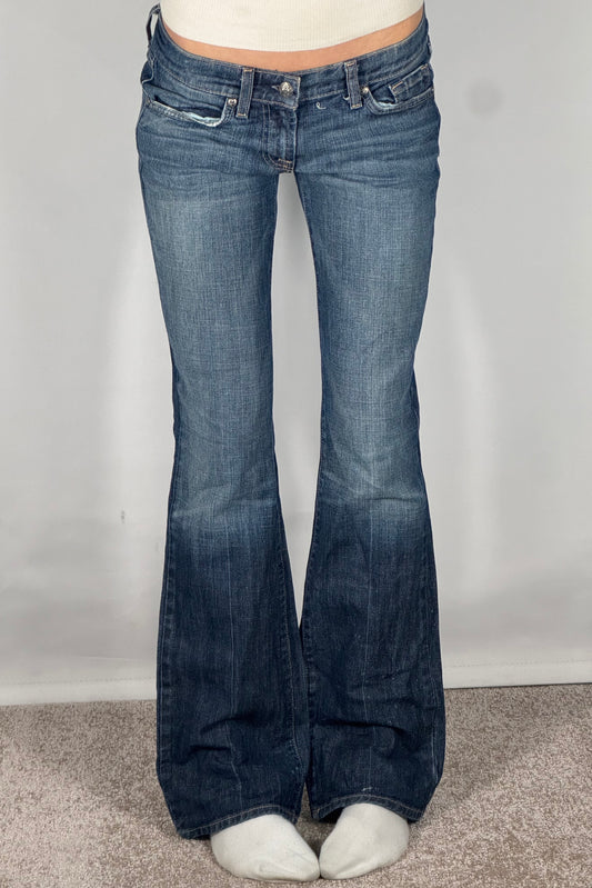 Lavtaljede jeans str: S