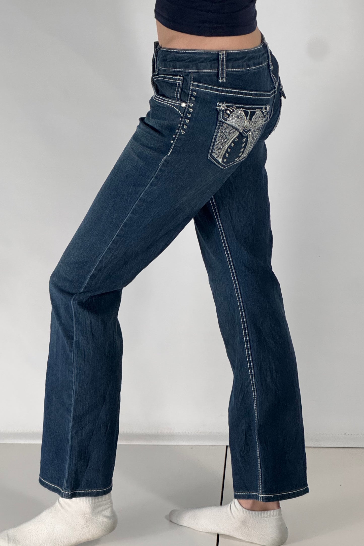 Lågmidjade jeans stl: XXS