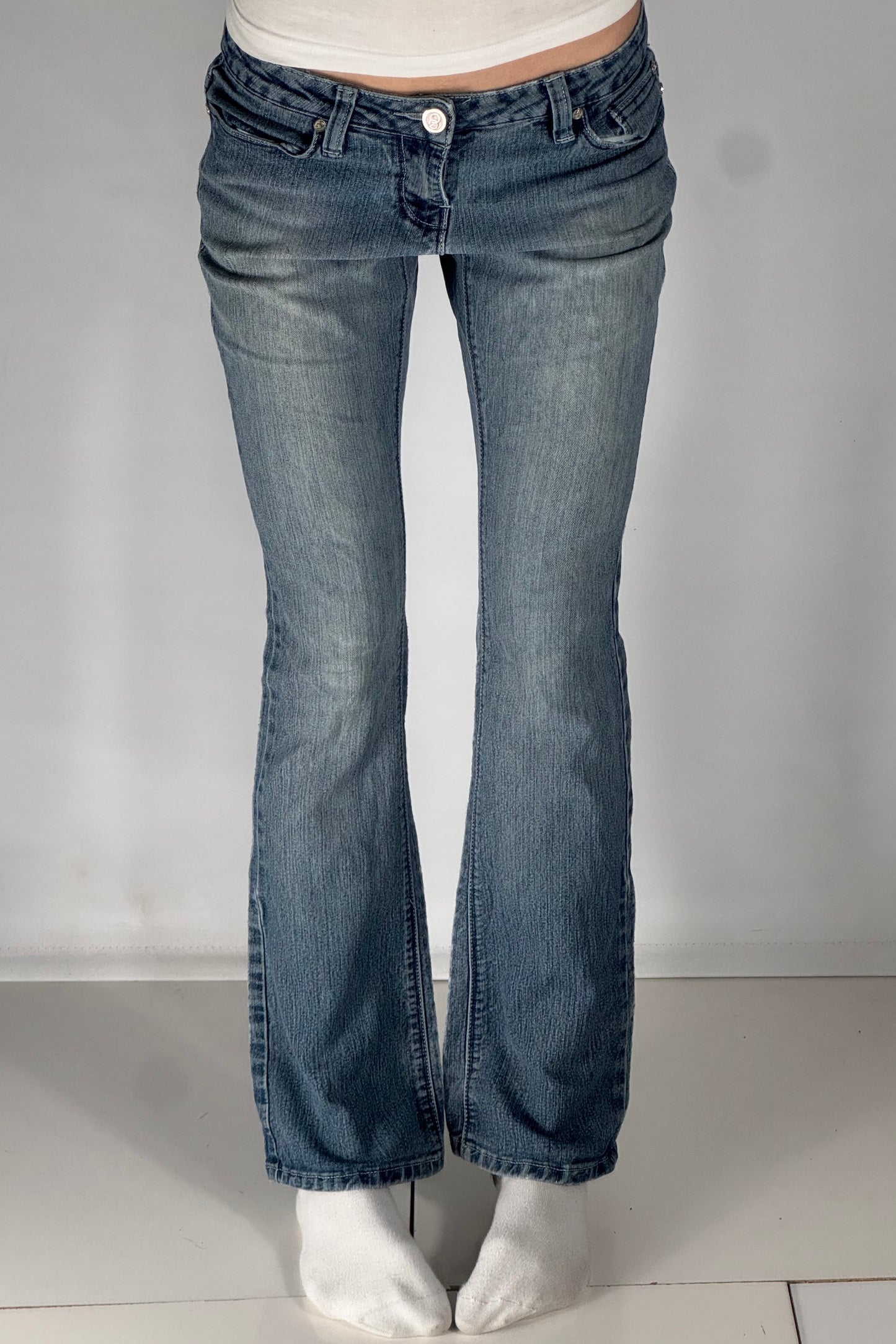 Lågmidjade jeans stl: XS