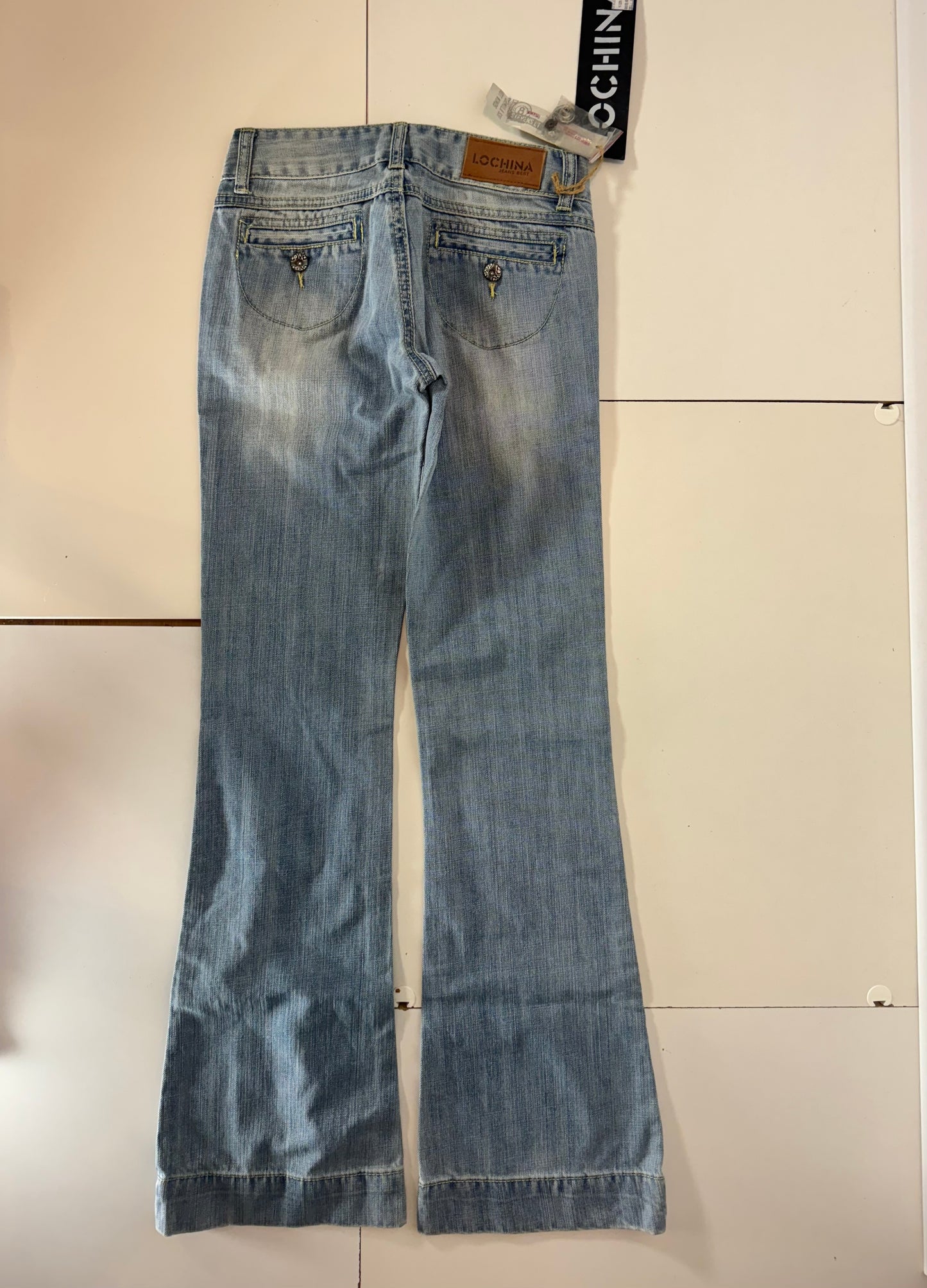 Lågmidjade jeans–stl: XXS