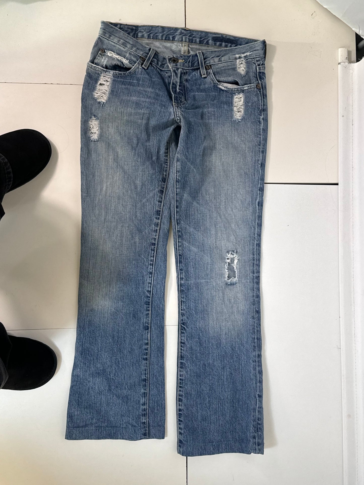 Lågmidjade jeans stl: S