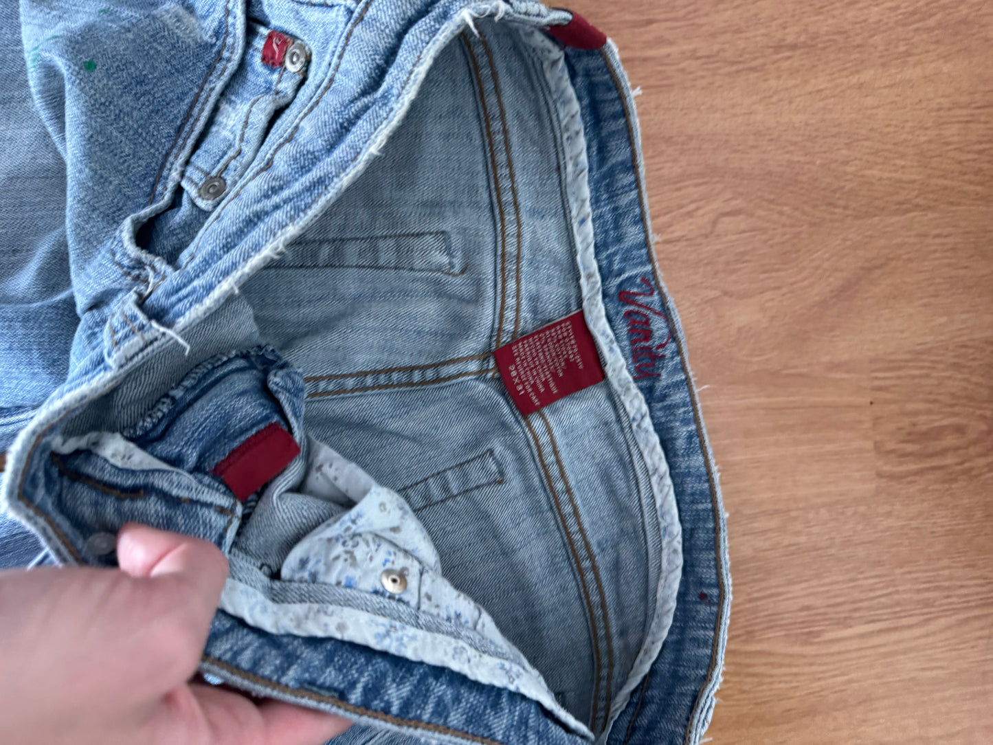 Lågmidjade jeans stl: S